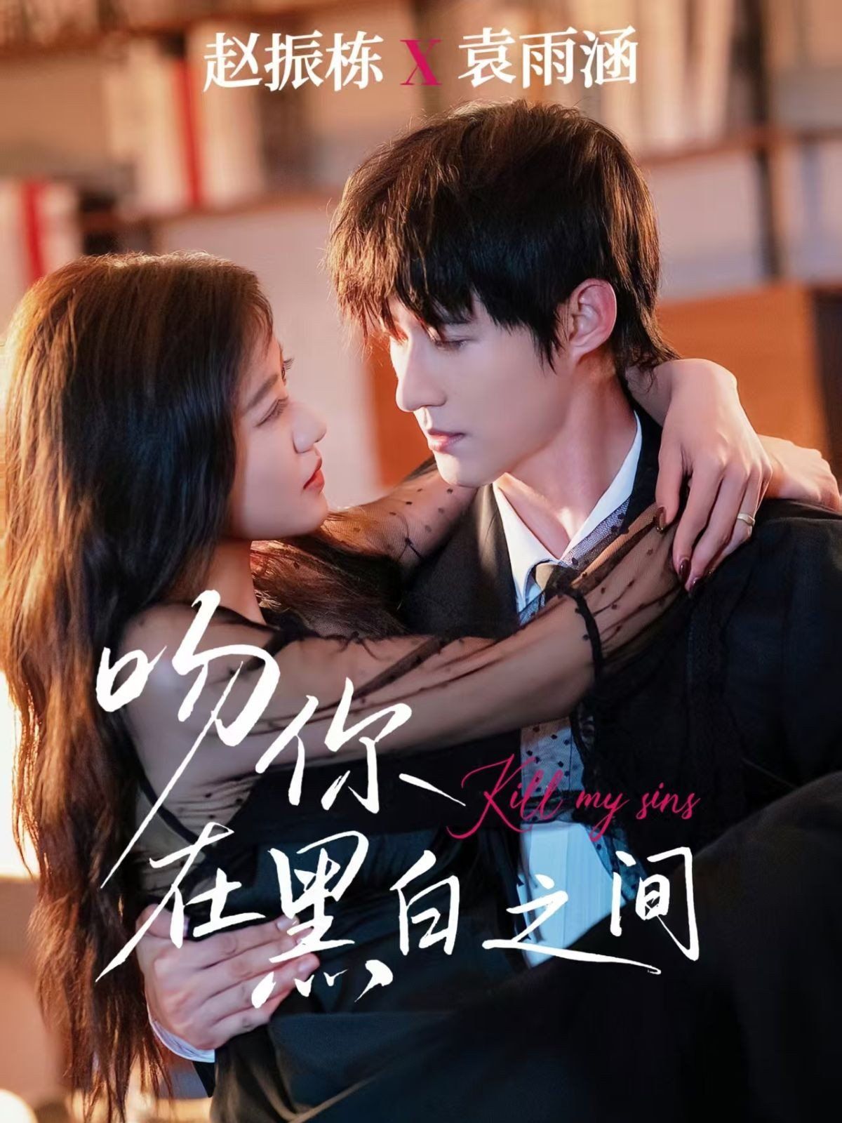 吻你在黑白之间 泰剧封面