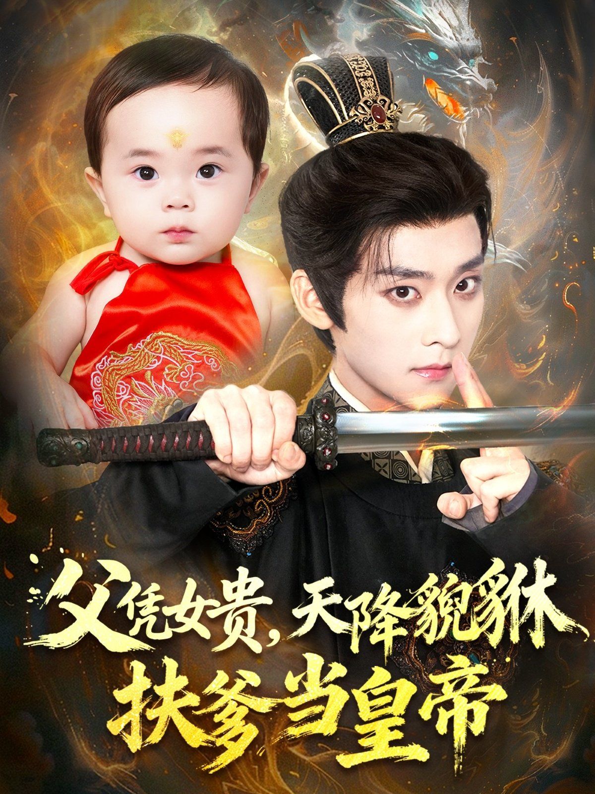 父凭女贵，天降貔貅扶爹当皇帝 高清封面