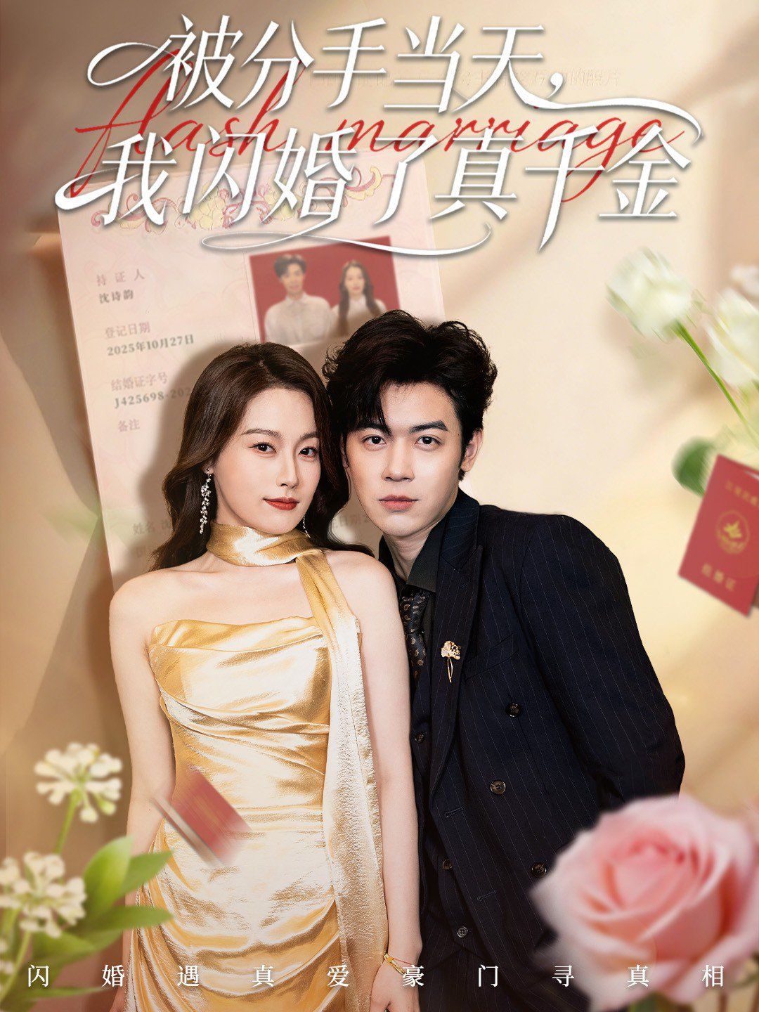 被分手当天我闪婚了真千金（刚分手被美女姐姐拉去领证） 高清封面