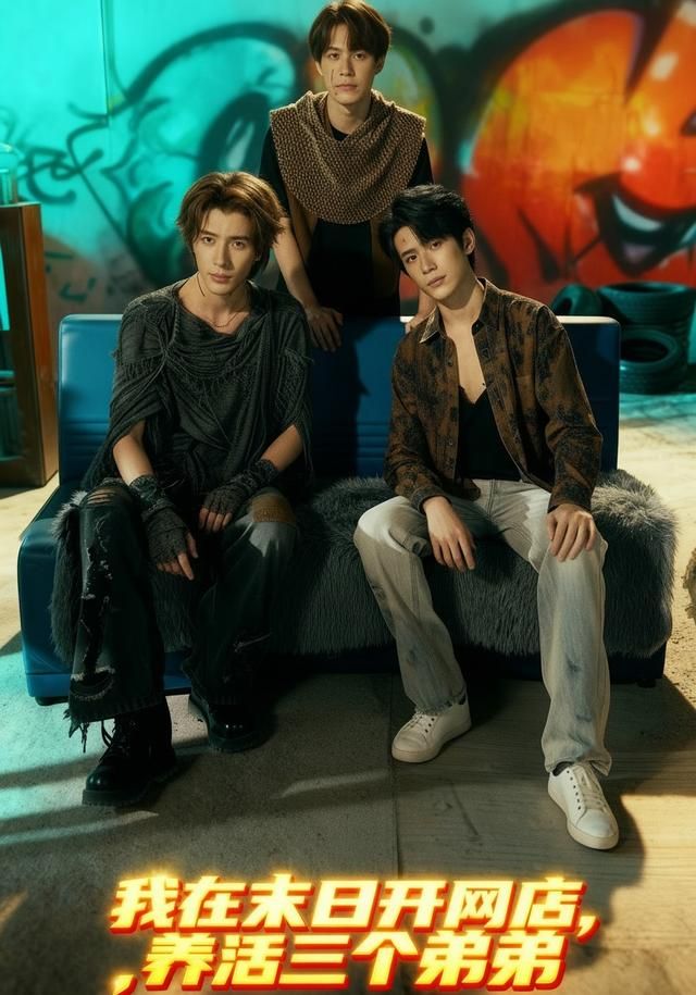 我在末日开网店，养活三个弟弟 封面